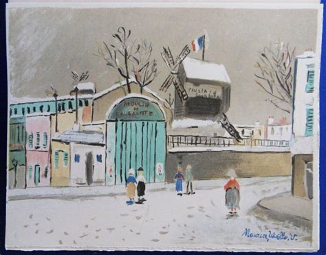 Maurice Utrillo V Illustrated With 13 Original Lithographs By Sacha