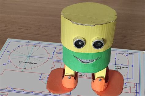Ottocardy Cardboard Robot Overview Wikifactory