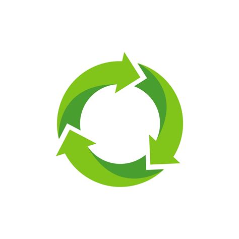 Recycling Icon An Arrow That Revolves Endlessly Reuse Concept Recycled
