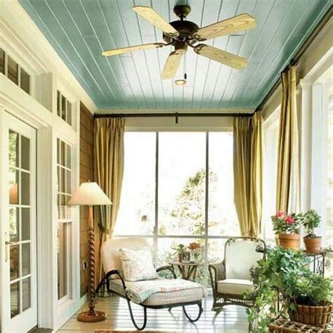 I Love This Screened In Porch Haint Blue Porch Ceiling