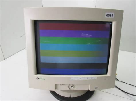 Vintage Gateway Ev Crt Vga Computer Monitor Retro Gaming X Picclick