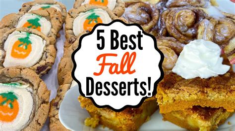 5 Amazing Fall Dessert Recipes Quick EASY Tasty Desserts Julia