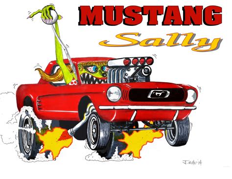 Mustang Sally Cartoon By Yohanskartoons On Etsy