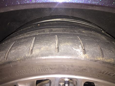 tire threads showing at only 11 000 miles