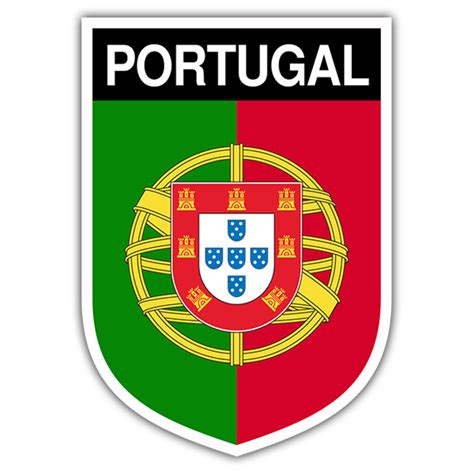 Streaming in diretta delle partite calcio / portogallo. Pegatina Escudo Portugal | TeleAdhesivo.com