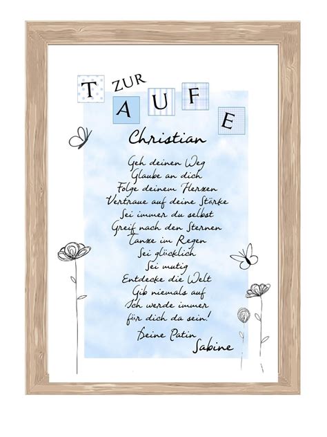 Taufbrief Patengeschenk zur Taufe 32 | Godfather gifts, Letter gifts
