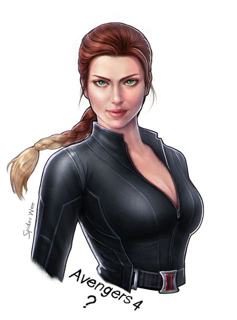 Black Widow By Spider Wee Source By Striderzeo Heros Comics Marvel