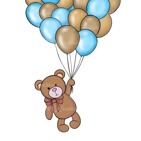 Teddy Bear Clipart Baby Shower Clipart Babyshower Scrapbook