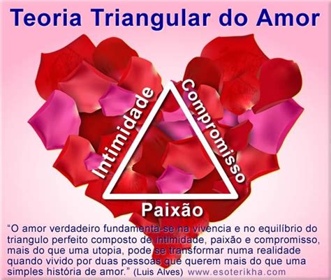 Verdadeiro Triângulo Amoroso Teoria Triangular Do Amor Amor Triângulo Amoroso