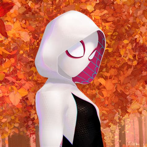 2932x2932 Gwen Stacy In Spider Man Into The Spider Verse Movie Ipad Pro