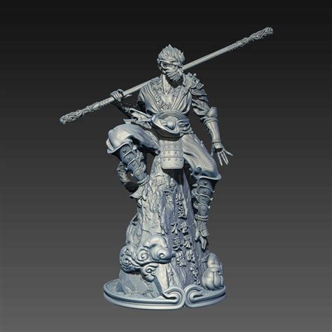 Black Myth Wukong Fan Art For 3d Print Zbrushcentral