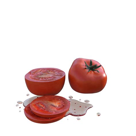 Tomato Isolated 3d Rendering 17051917 Png