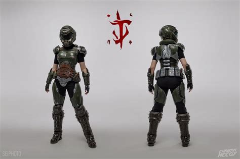 Doom Girl Full Armor Cosplay Template Female Slayer Armor Etsy
