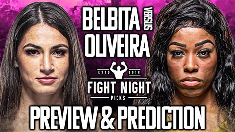 UFC Diana Belbita Vs Maria Oliveira Preview Prediction YouTube