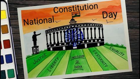 National Constitution Day Poster Drawing Easy L National Law Day