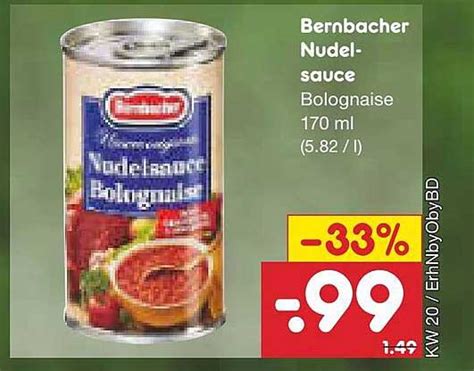 Bernbacher Nudelsauce Angebot Bei Netto Marken Discount My XXX Hot Girl