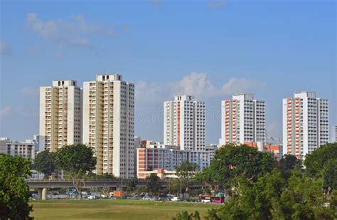 Singapore Public Housing Hdb Flats In Jurong East Editorial Stock