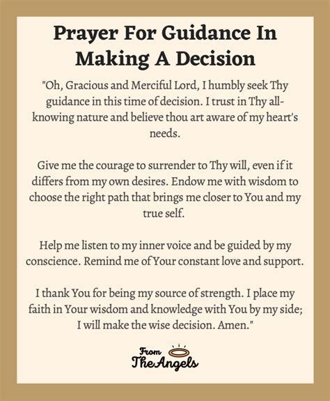 6 Prayers For Guidance In Making A Decision Wise And Right