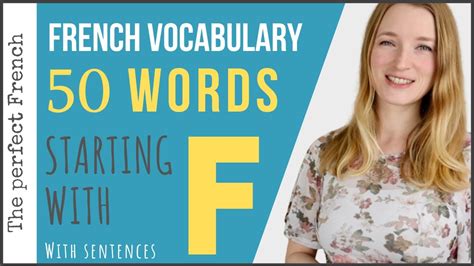 50 French Words Of Vocabulary Starting With F With Free Pdf Learn