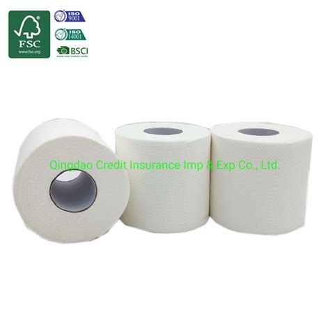 Wholesale Cheap Bamboo Pulp Bathroom White Toilet Paper Tissue Roll China Hotel Toilet Paper