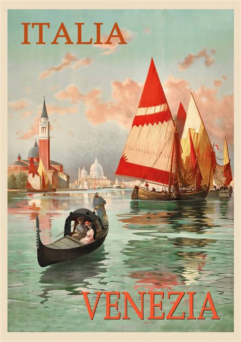 Venice Italy Travel Poster Free Stock Photo Public Domain Pictures