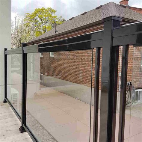 Stylish in design, our framed glass railing kits are constructed in a way that makes them extremely easy to costlymost other aluminum railing offerings are a complex and confusing mixture of many. Aluminum Outdoor Glass Railings, Railing Systems