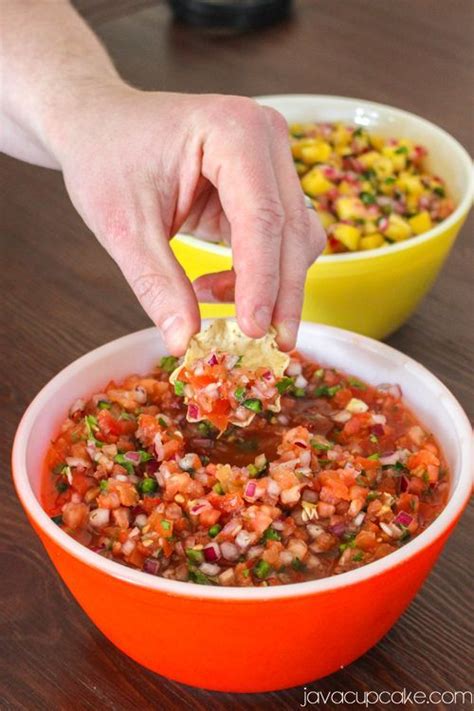 Homemade Tomato Salsa Recipe Mexican Food Recipes