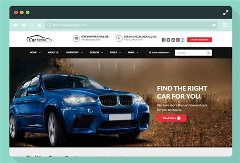 29 Premium Automotive Website Templates And Wordpress Themes