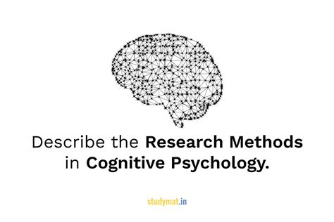 Research Methods in Cognitive Psychology. - STUDYMAT