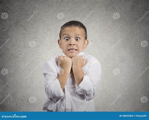 Angry Child Boy About To Have Nervous Breakdown Stock Photo Image Of