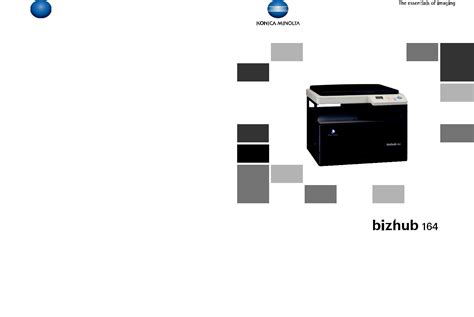 Firstdriverprinter.com will give you the leading printer software drivers, namely konica. Konica Minolta Bizhub 164 User Manual