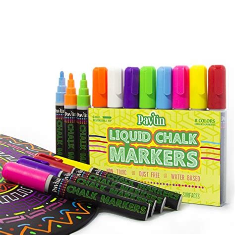 Buy Chalk Markers For Chalkboard By Pavlin Reversible Tip 6mm Ball