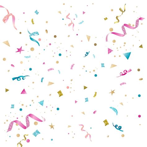 free vector light pink confetti celebratory design