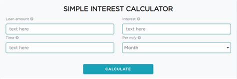 Simple Interest Calculator | Calculate Interest on Loan