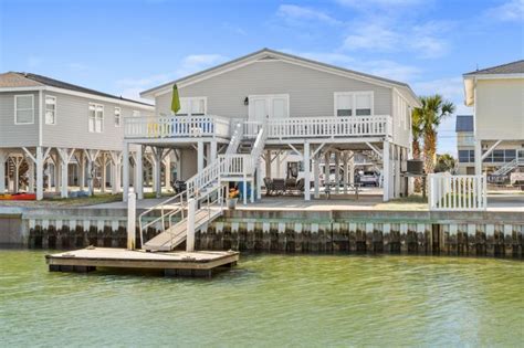 Ce Chelle Channel House Cherry Grove Private Dock Elliott Beach