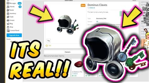 New Silver Golden Dominus Leaked Dominus Claves Roblox Ready