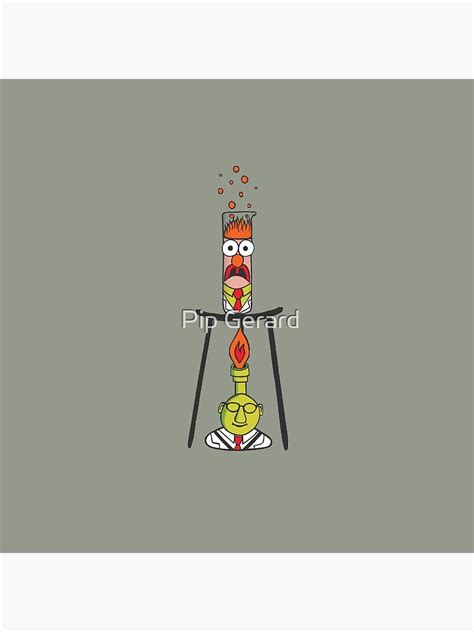 Science Bunsen Burner Beaker Muppets Parody Pin For Sale By