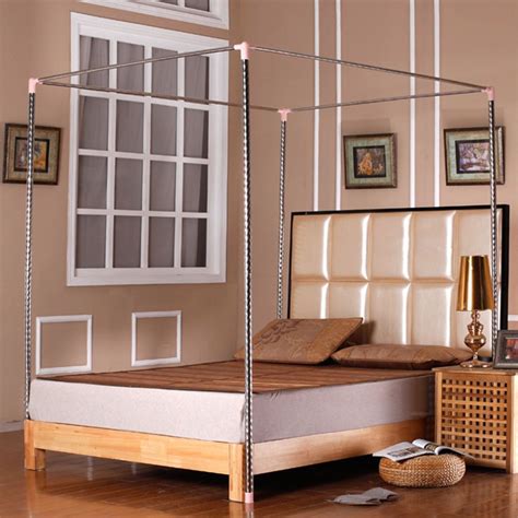 Will fit over most bed frames. Stainless Steel Mosquito Bed Netting Canopies Net Frame ...
