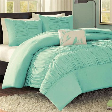 They are designed to keep you warm throughout the night. Mizone Mirimar Twin Comforter Set in Teal | eBay