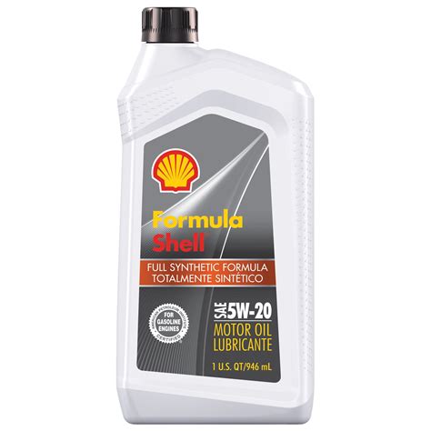 Formula Shell Full Synthetic 5w 20 Motor Oil 1 Quart