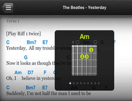 Songsterr is a great little site containing thousands upon thousands of tablature entries or 'tabs' for popular rock/metal/pop songs. 7 Best iPhone Guitar Apps - TechGadgets