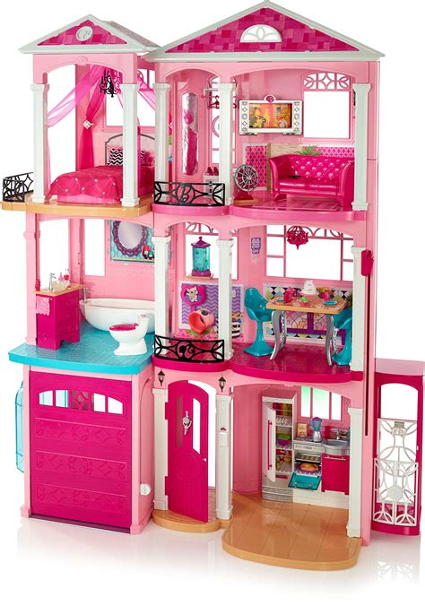 Buy Barbie Dreamhouse Amazon Exclusive Pink Online At Desertcartuae