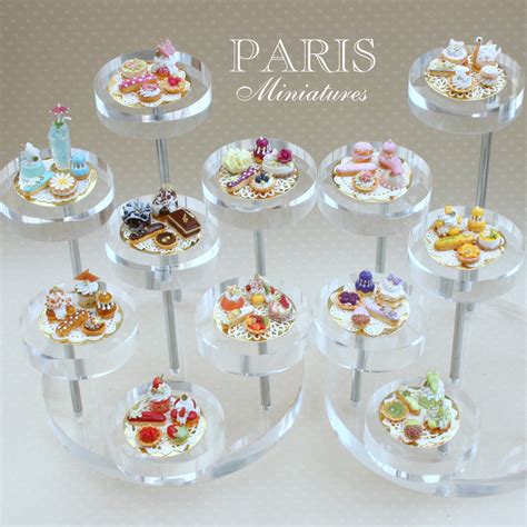 Paris Miniatures New Collection Of Miniature Pastry Displays