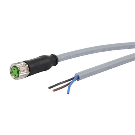 M8 Cable For Quick Disconnect Sensors 3 Pole Pico M8 Sensor Cables