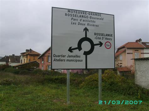 Panneaux Routiers Région Grand Est Moselle Signalisation