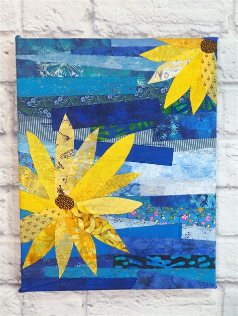 How To Make A Scrap Fabric Découpage Collage Create With Claudia