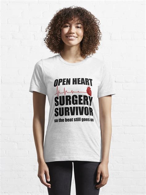 Open Heart Surgery Survivor T Shirt For Sale By Luftmensh Redbubble