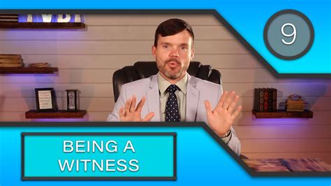 What Does It Mean To Be A Witness For Christ Youtube