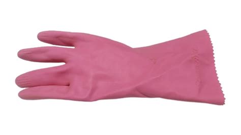 For Household Pink Safety Rubber Hand Gloves At Rs 50pair In New Delhi Id 14919053830