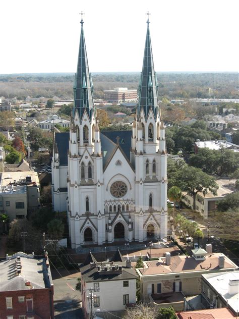 St Johns Cathedral Great Places Savannah Chat Towns